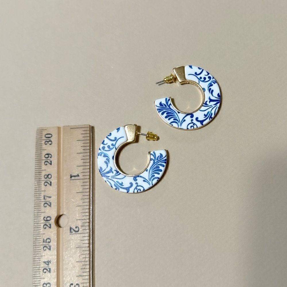 Boho hoop earrings N713 - Picture 4 of 4